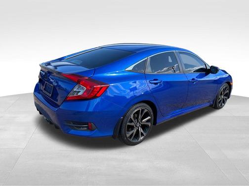 Aegean Blue Metallic 2019 Honda Civic Sport