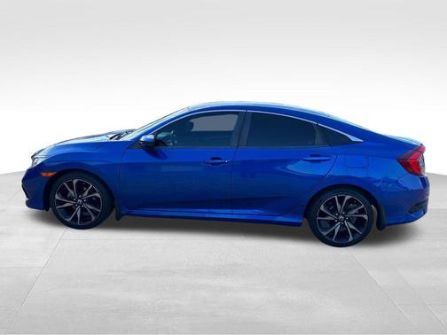 Aegean Blue Metallic 2019 Honda Civic Sport