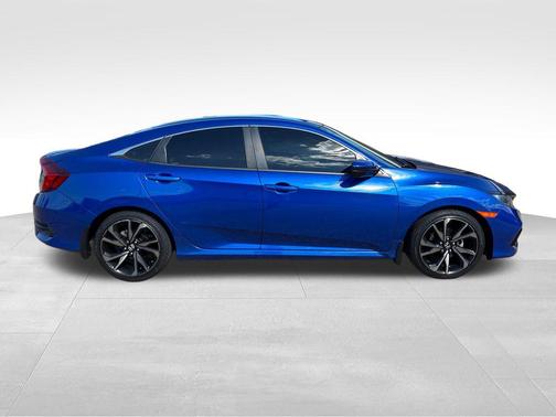 Aegean Blue Metallic 2019 Honda Civic Sport
