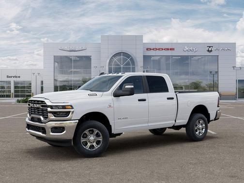 Bright White Clearcoat 2026 RAM 2500 Big Horn Crew Cab 4x4 6'4' Box