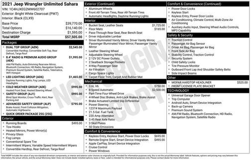 2021 Jeep Wrangler Unlimited Sahara