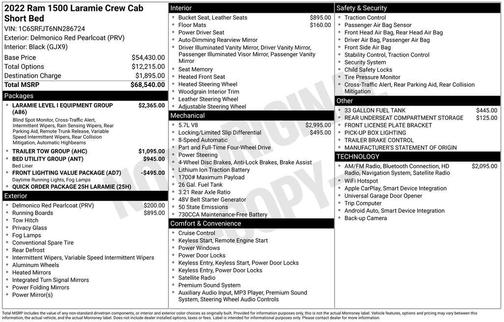 2022 RAM 1500 Laramie