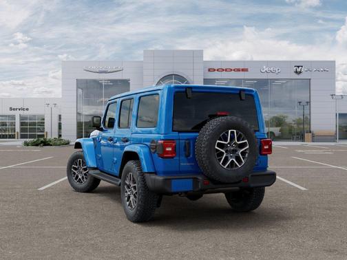 Hydro Blue Pearlcoat 2026 Jeep Wrangler 4-Door Sahara 4x4