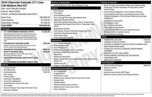 2024 Chevrolet Colorado Z71