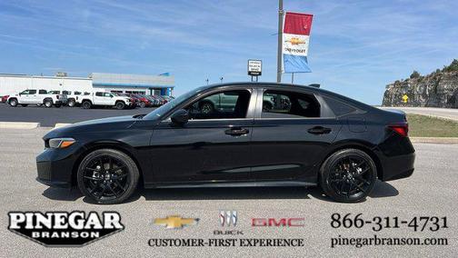 Crystal Black Pearl 2025 Honda Civic Hybrid Sport