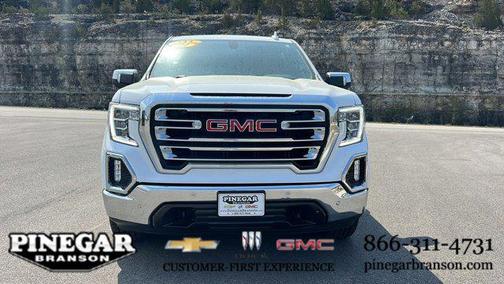 Summit White 2021 GMC Sierra 1500 SLT