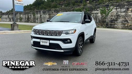 Bright White Clearcoat 2025 Jeep Compass Limited