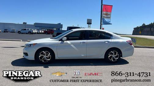 White Orchid Pearl 2016 Honda Accord LX