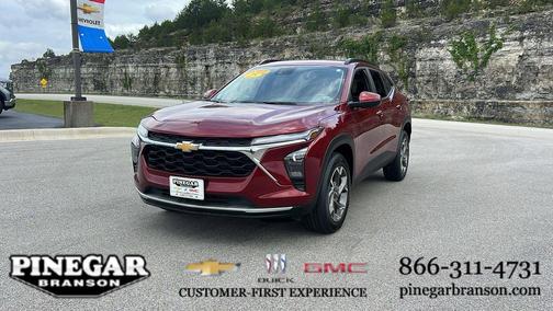 Crimson Metallic 2025 Chevrolet Trax LT