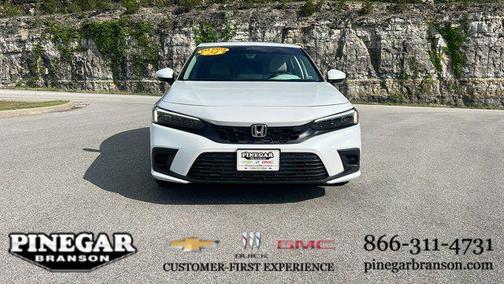 Platinum White Pearl 2024 Honda Civic EX-L