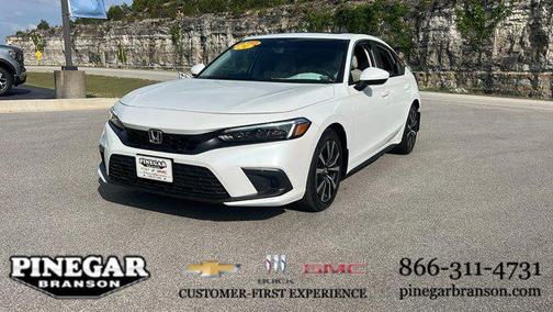 Platinum White Pearl 2024 Honda Civic EX-L