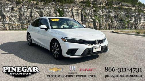 Platinum White Pearl 2024 Honda Civic EX-L