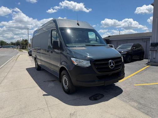 Gray 2019 Mercedes-Benz Sprinter 2500 High Roof w/170  WB Van 3D