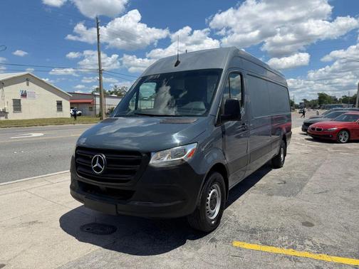 Gray 2019 Mercedes-Benz Sprinter 2500 High Roof w/170  WB Van 3D