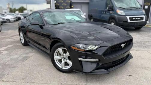 Shadow Black 2018 Ford Mustang EcoBoost