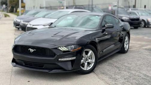 Shadow Black 2018 Ford Mustang EcoBoost
