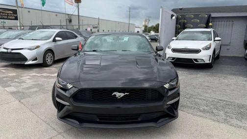 Shadow Black 2018 Ford Mustang EcoBoost