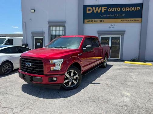 Red 2017 Ford F-150 XLT Truck