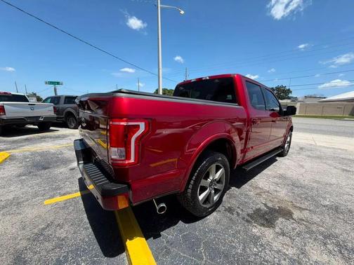 Red 2017 Ford F-150 XLT