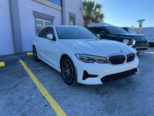 White 2019 BMW 330 330i Sedan 4D