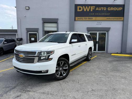 White 2015 Chevrolet Suburban 1500 LTZ
