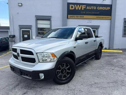 Bright Silver Metallic Clearcoat 2015 RAM 1500 Outdoorsman
