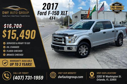 Ingot Silver Metallic 2017 Ford F-150 XLT