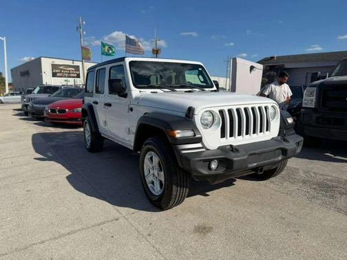 Bright White Clearcoat 2018 Jeep Wrangler Unlimited Sport