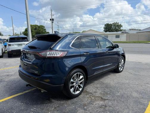 Blue Jeans Metallic 2017 Ford Edge Titanium