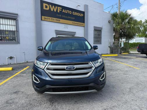Blue Jeans Metallic 2017 Ford Edge Titanium