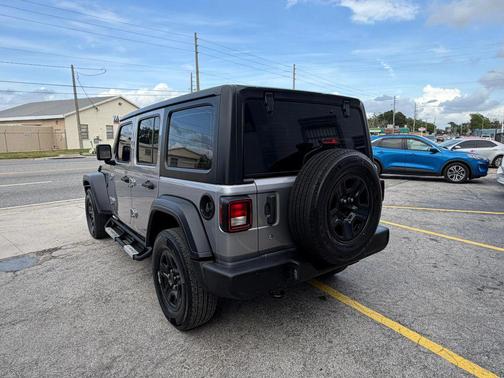 Billet Silver Metallic Clearcoat 2018 Jeep Wrangler Unlimited Sport