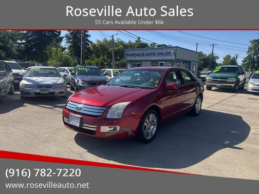 Red 2007 Ford Fusion SEL