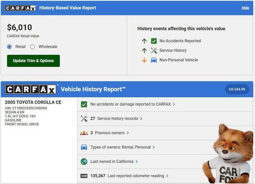 2005 Toyota Corolla LE