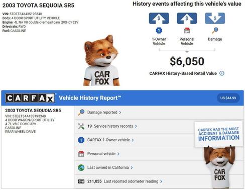 2003 Toyota Sequoia SR5