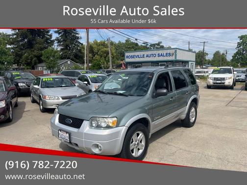 Titanium Green Clearcoat Metallic 2006 Ford Escape Hybrid Base