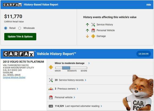 2013 Volvo XC70 T6 Platinum