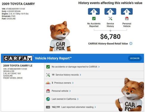 2009 Toyota Camry LE
