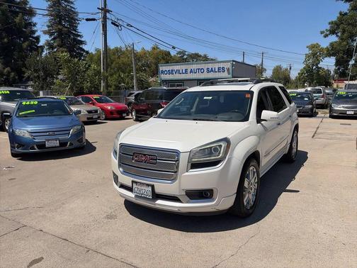 White 2013 GMC Acadia Denali