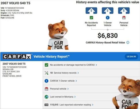 2007 Volvo S40 T5