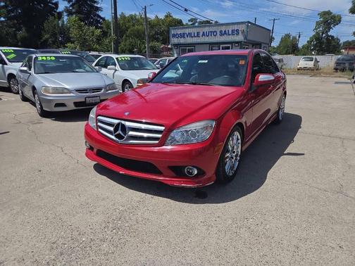 Red 2009 Mercedes-Benz C-Class C 300 4MATIC Sport
