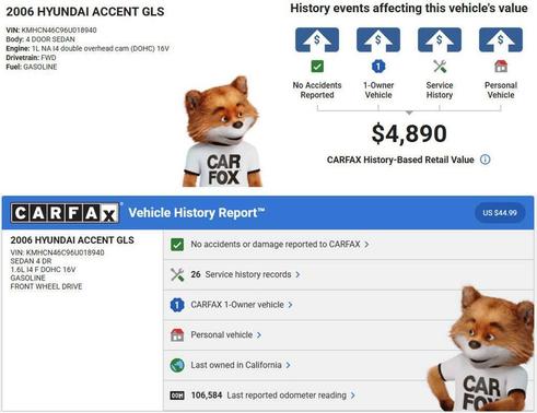 2006 Hyundai Accent GLS