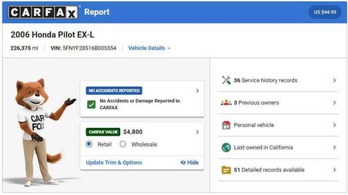 2006 Honda Pilot EX-L