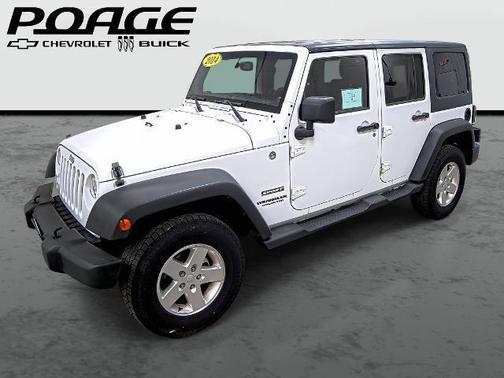 Bright White Clearcoat 2014 Jeep Wrangler Unlimited Sport