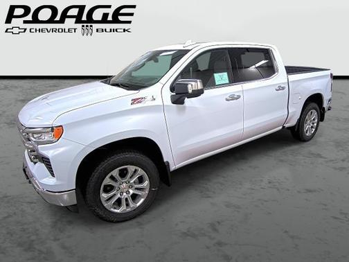 Polar White 2026 Chevrolet Silverado 1500 LTZ