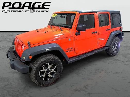 Sunset Orange Pearlcoat 2015 Jeep Wrangler Unlimited Sport