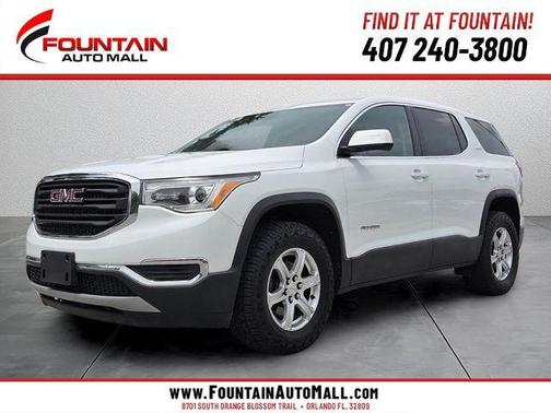 Summit White 2019 GMC Acadia SLE-1