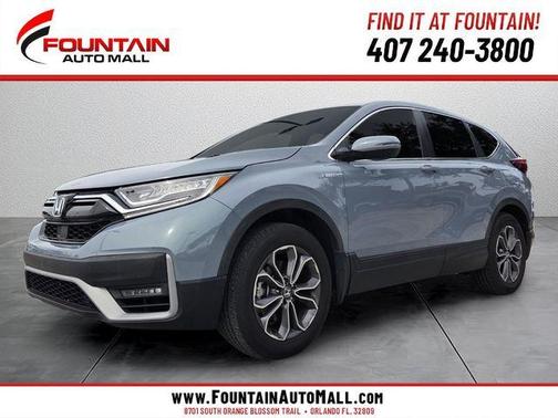 Gray 2022 Honda CR-V Hybrid EX-L