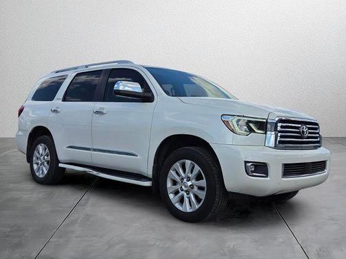 Blizzard Pearl 2020 Toyota Sequoia Platinum