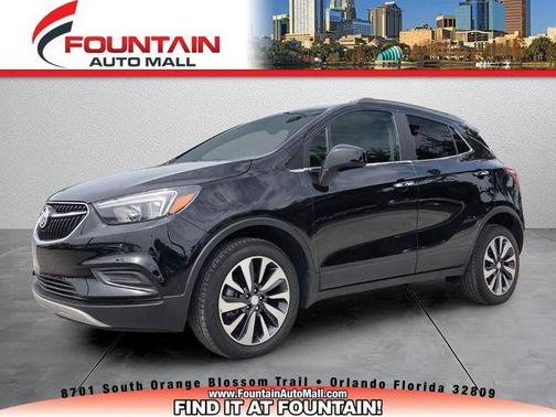Ebony Twilight Metallic 2021 Buick Encore Preferred