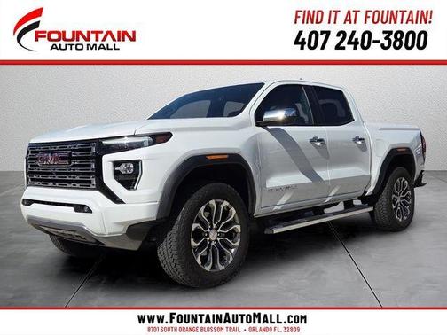 Summit White 2024 GMC Canyon Denali